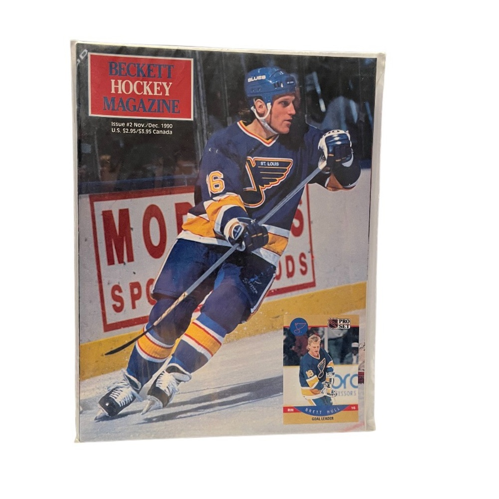 Beckett Hockey Magazine Issue #2 Nov/Dec 1990 in plastic cover